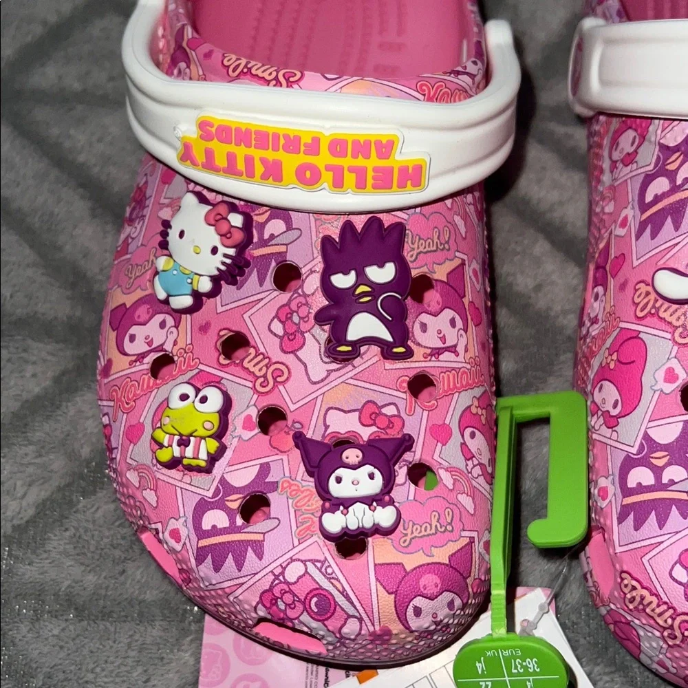 Hello Kitty and Friends x Crocs Big Kids Classic Clog in Size J4 Brand New